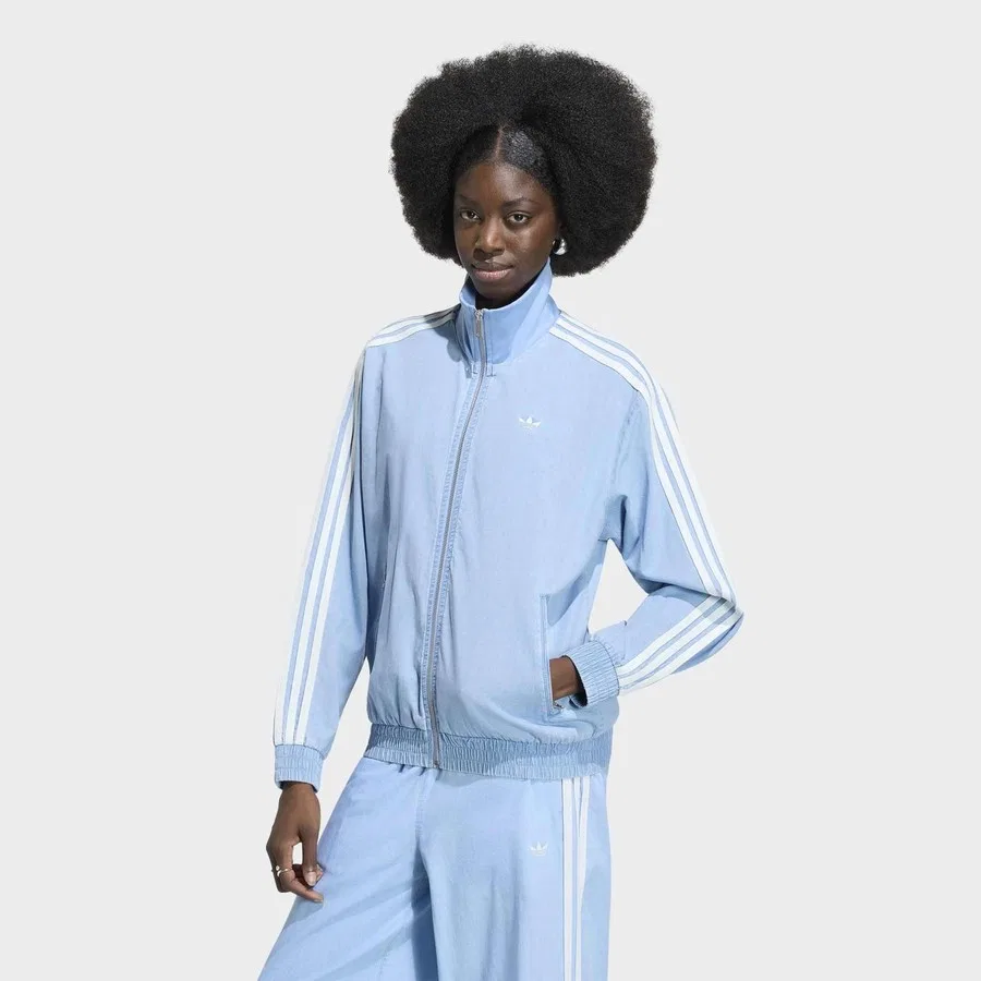 Женская джинсовая куртка Summer Glow Firebird adidas, Синий