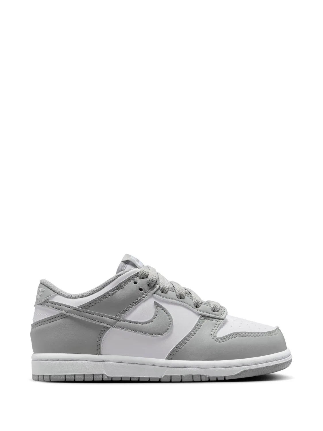Кроссовки детские Nike Dunk Low, бело-серые