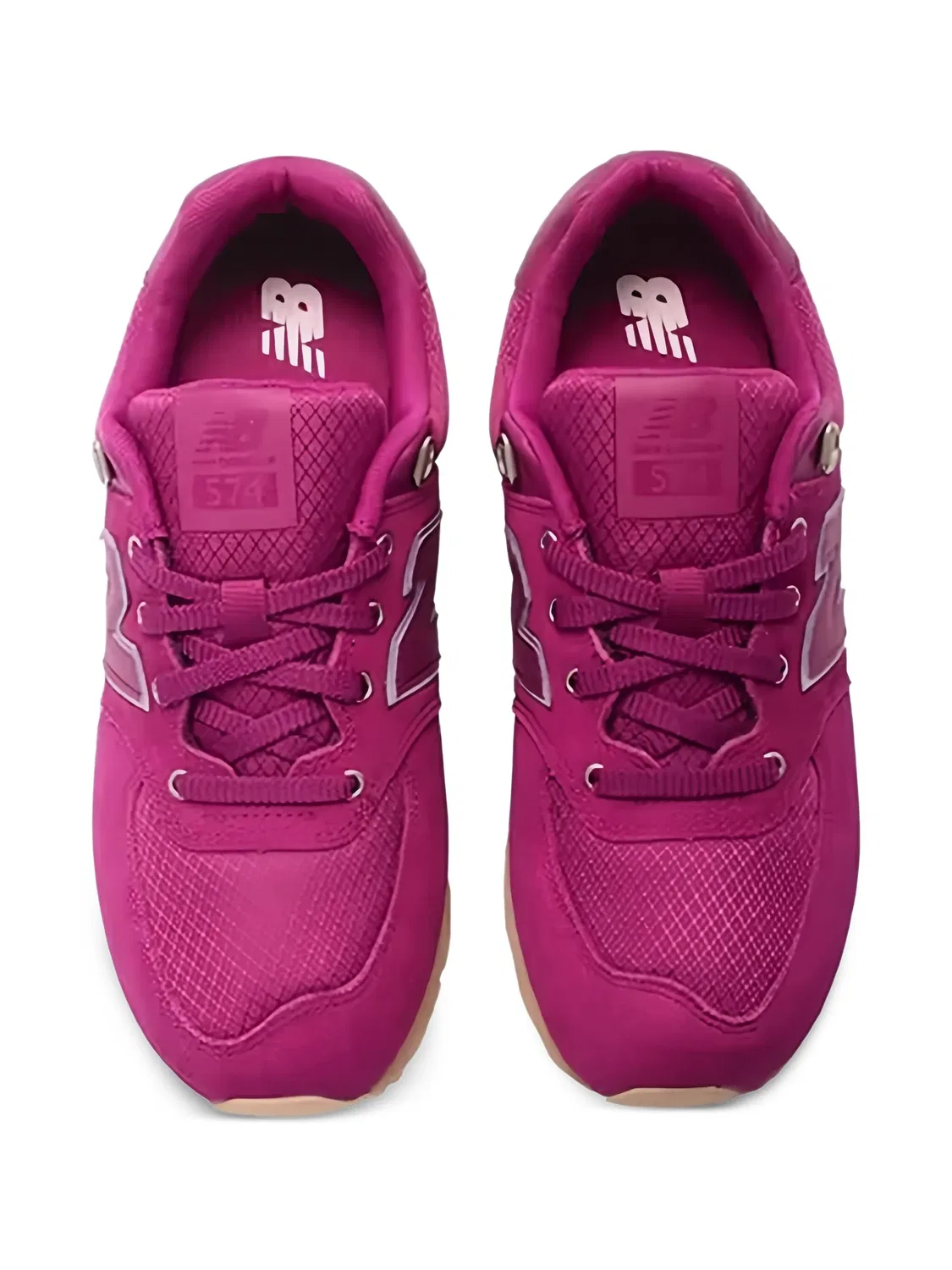 Кроссовки Магента с Панельным Дизайном New Balance, розовый — фото 2