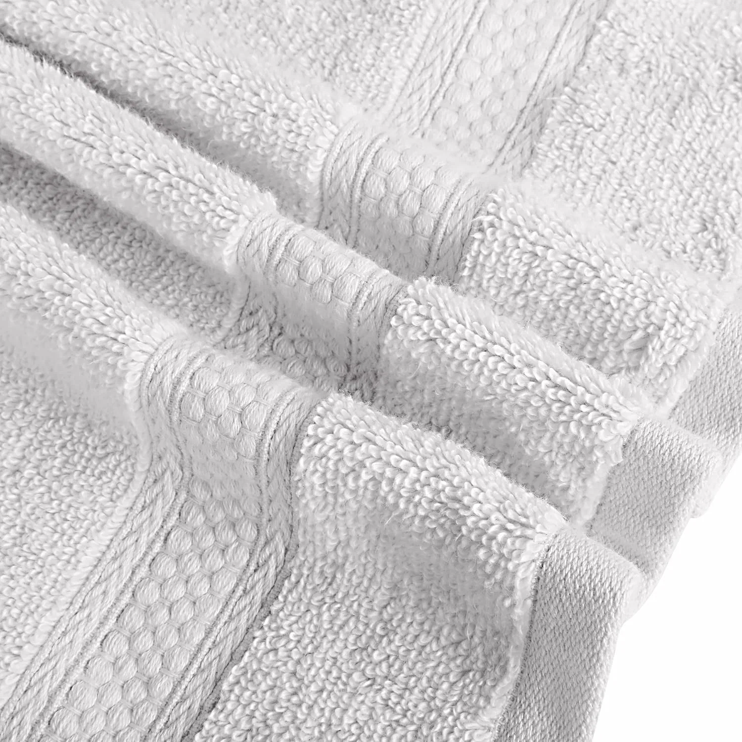 Махровая салфетка A1 HOME COLLECTIONS, набор 12 шт, 33x33 см, 500 г/м², Bright White — фото 2