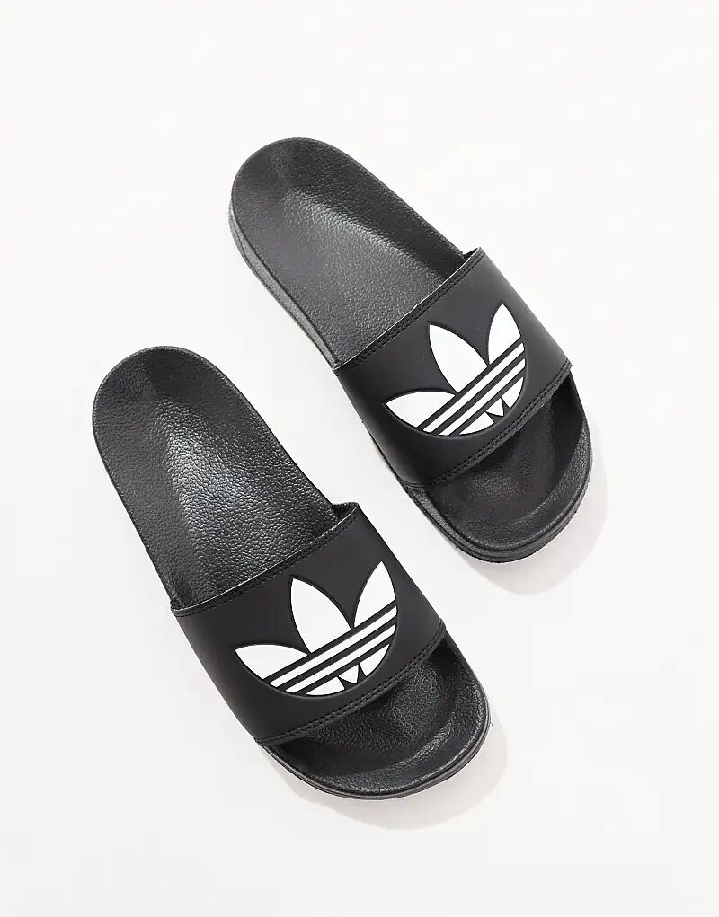 Слайдеры Adidas Originals Adilette Lite черного цвета — фото 2