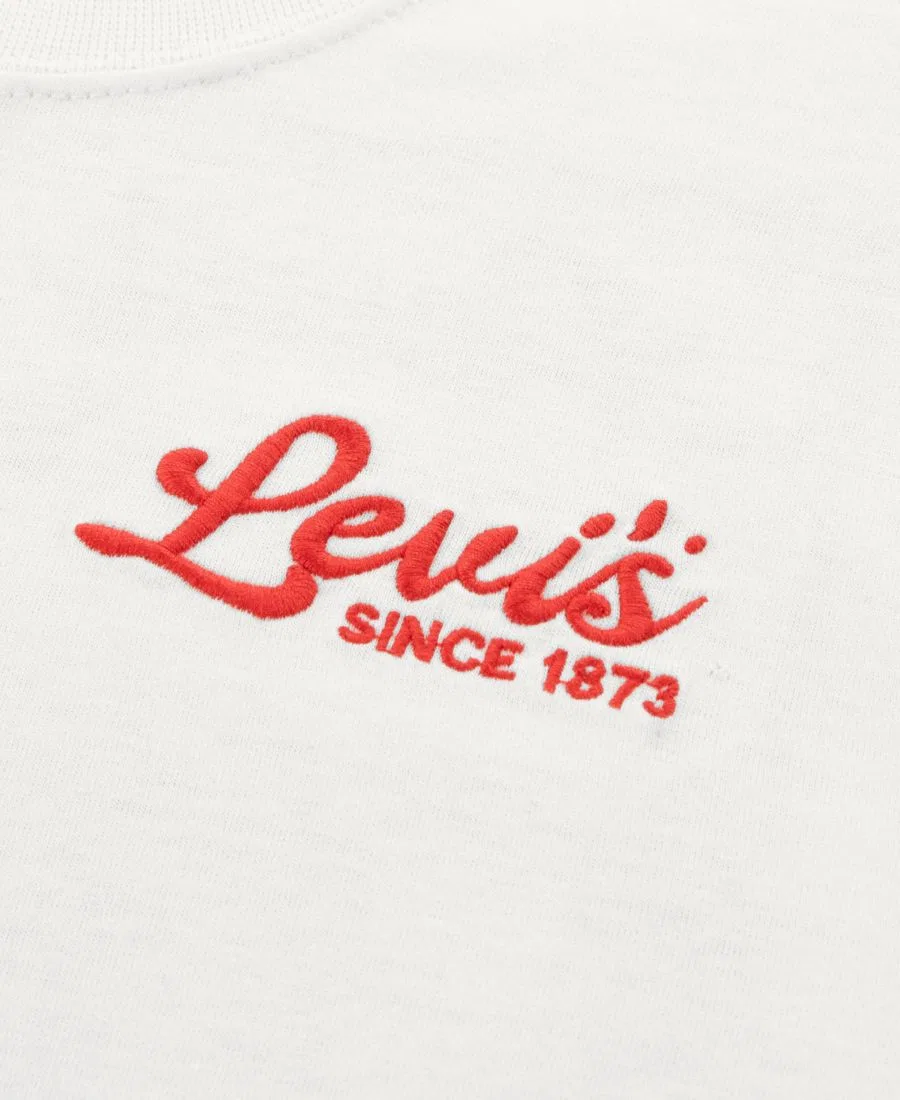 Футболка с коротким рукавом Pizza Loving Bear Levi's Levi's Egret — фото 3