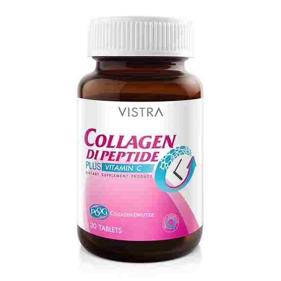 

Коллаген Vistra Collagen Dipeptide Plus Vitamin C, 30 таблеток
