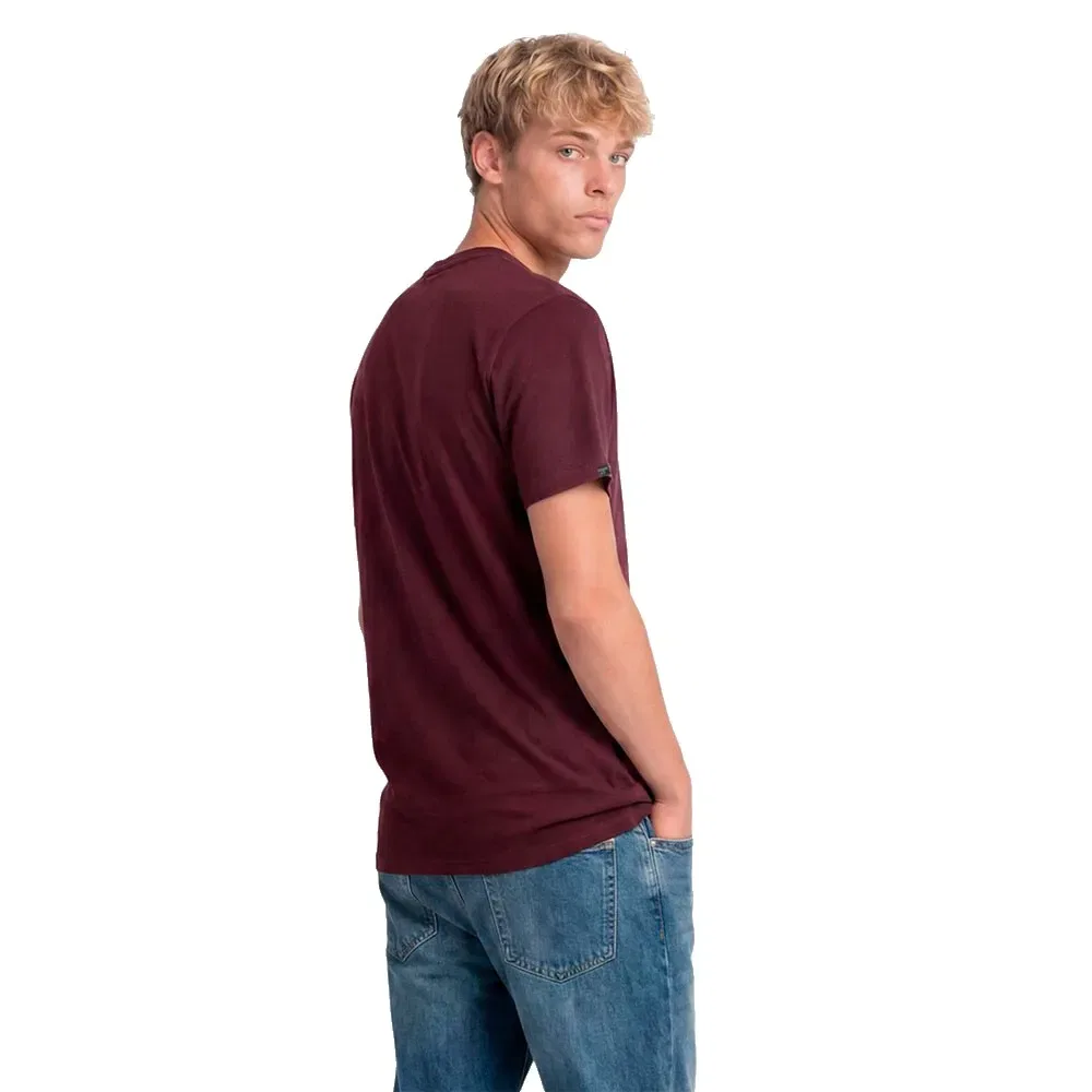 Мужская футболка с коротким рукавом Essential Serif Logo Superdry, Purple — фото 2