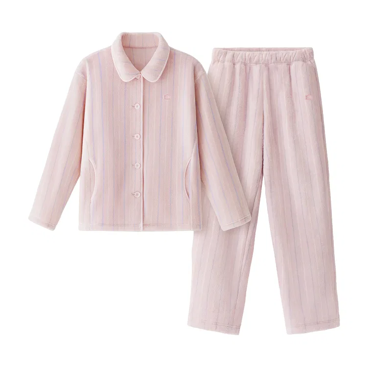 Детский комплект пижам BANANA IN, Lotus Pink Stripes