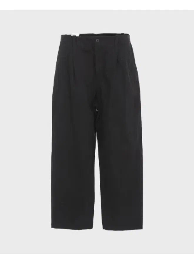 Брюки широкие с функциональным кроем Zara, черный