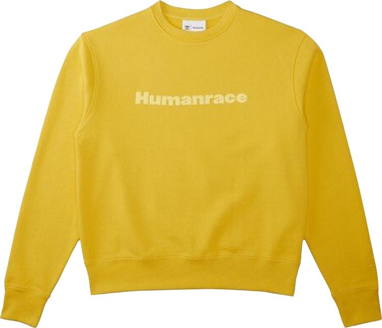 

Толстовка adidas x Pharrell Williams Humanrace Basic Crewneck 'Bold Gold', золотой