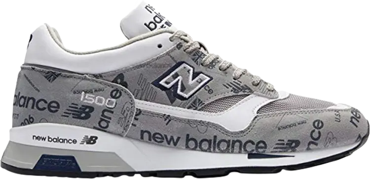 

Кроссовки New Balance 1500 Made In England 'Logos', серый