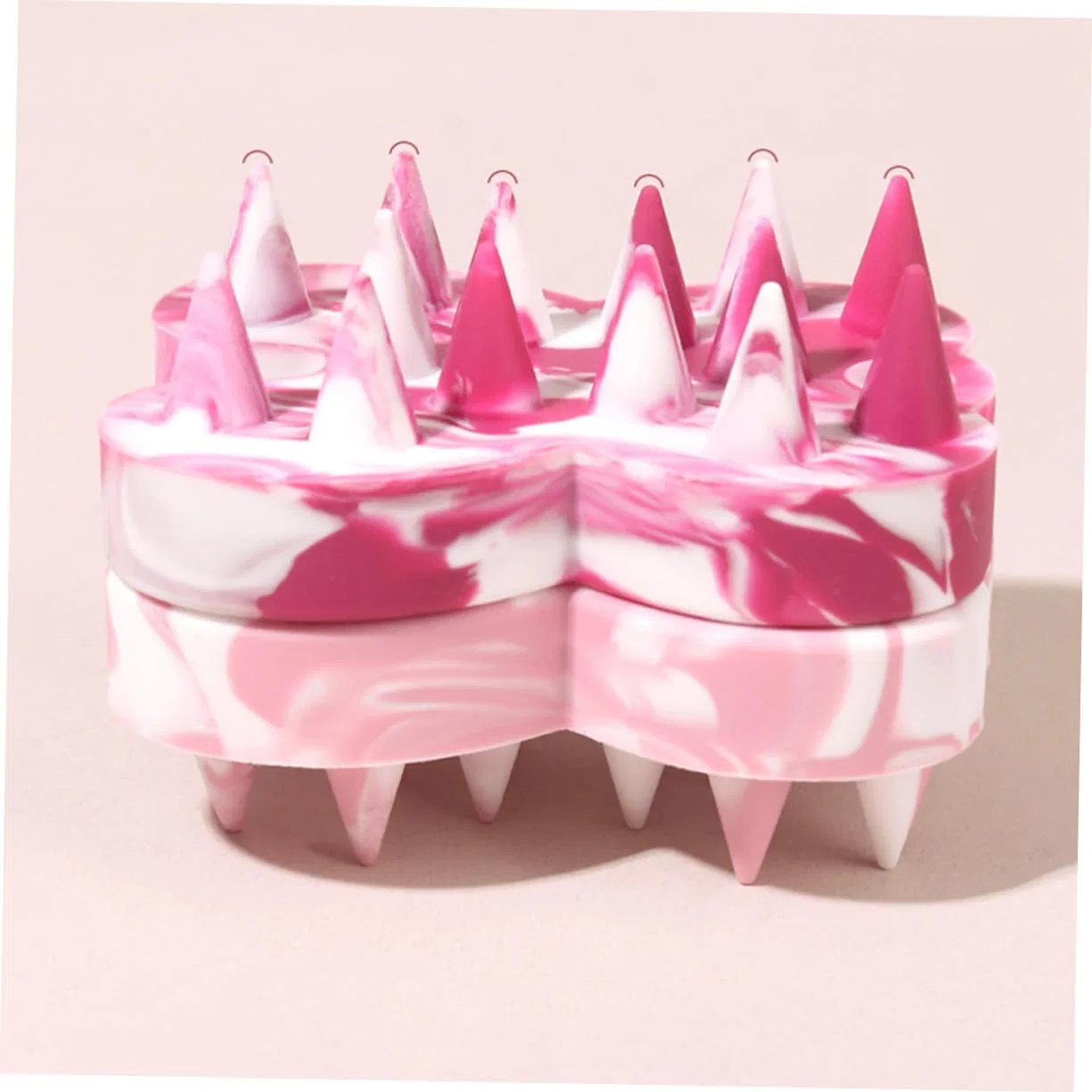 Силиконовая щетка для кожи головы с мягкой щетиной, MUCKLILY, 1 шт, 88 г, Pink — фото 4