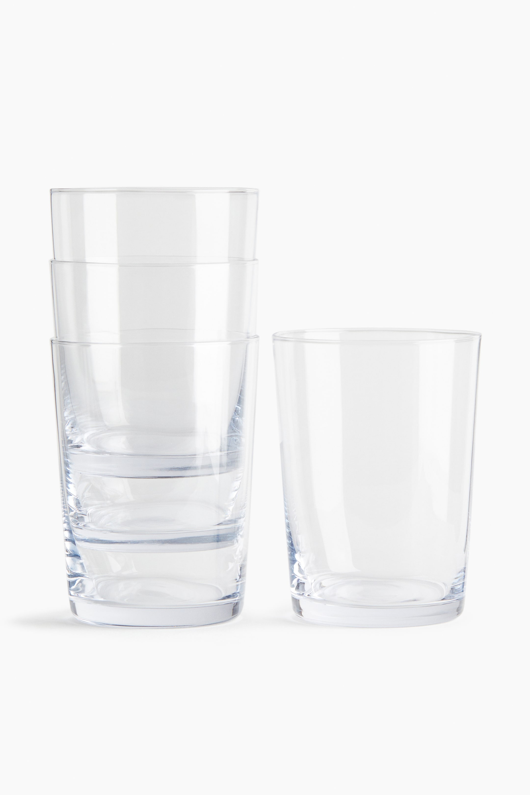 

Набор стаканов H&M 4-pack, 4 штуки, прозрачный