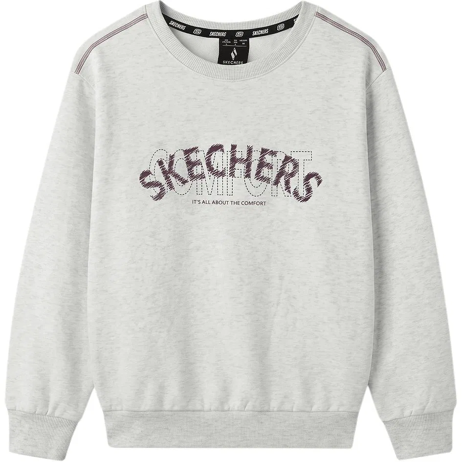 Детский свитшот с круглым вырезом Cocoa Brown/05KQ Skechers, Cocoa Brown — фото 4