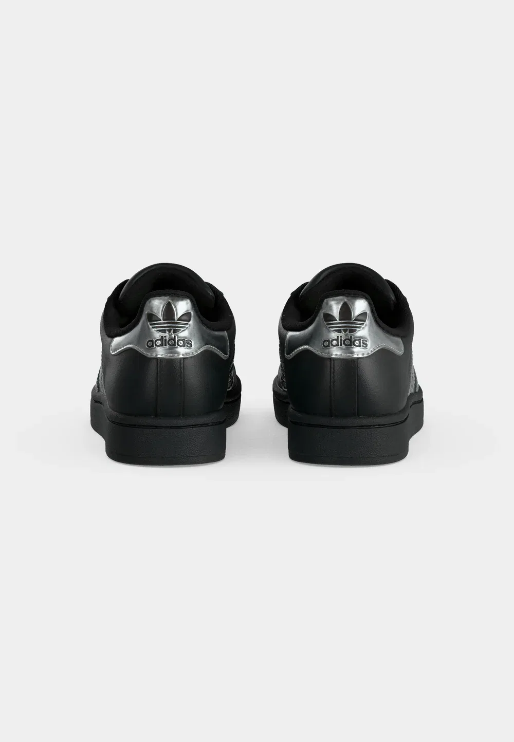Кроссовки Superstar ii унисекс Adidas Originals, Core Black/Silver-Coloured Metallic/Off White — фото 4