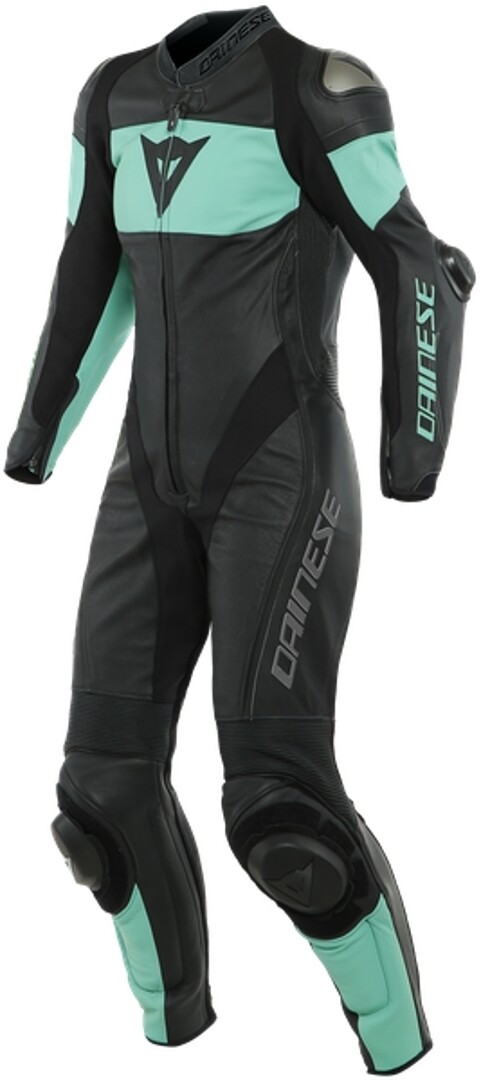

Dainese Imatra Один кусок перфорированные дамы Мотоцикл Кожаный костюм, черный/зеленый