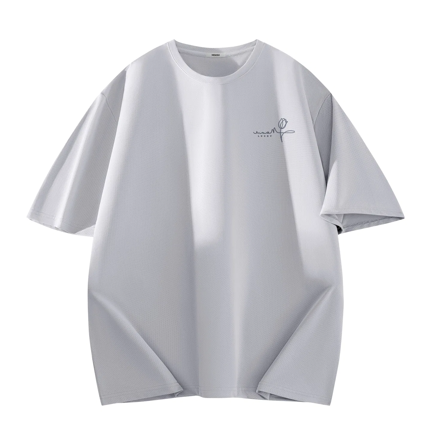 Футболка детская без рукавов MINISO, Ice Silk Quick Dry Light Gray
