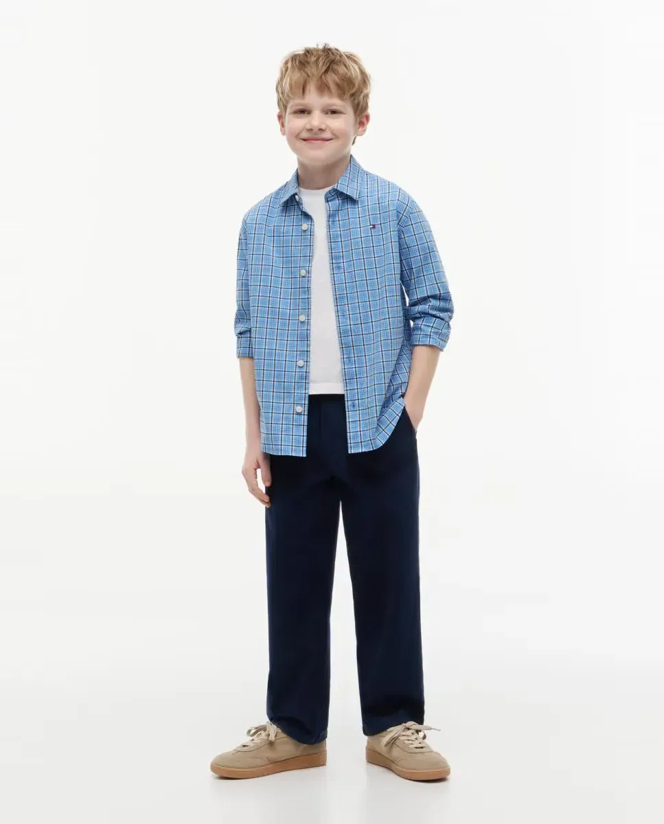 Детский джемпер для мальчиков с длинным рукавом Tommy Hilfiger, Azul