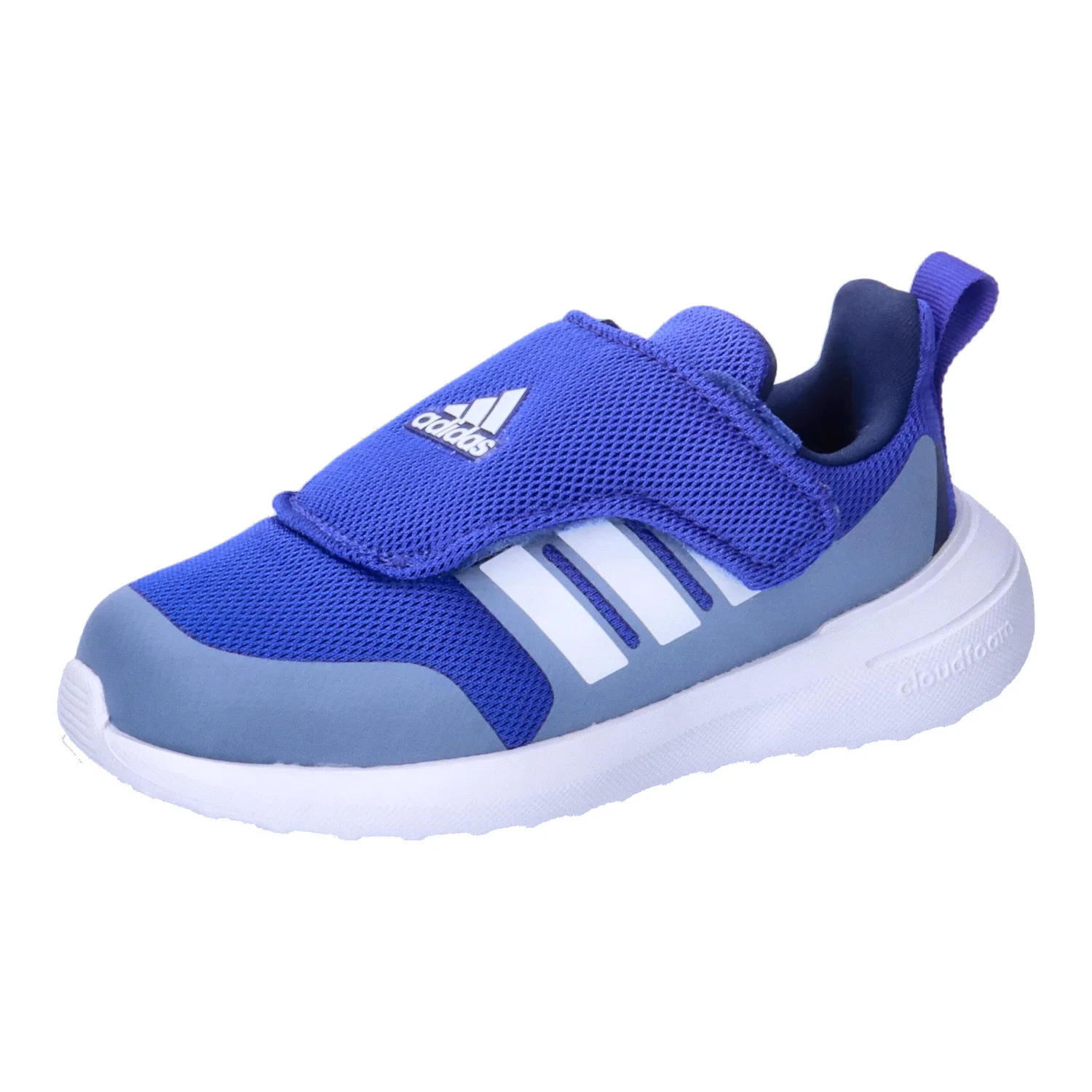 Детские кроссовки с липучкой FortaRun 2.0 AC I adidas, Konigsblau Weiss
