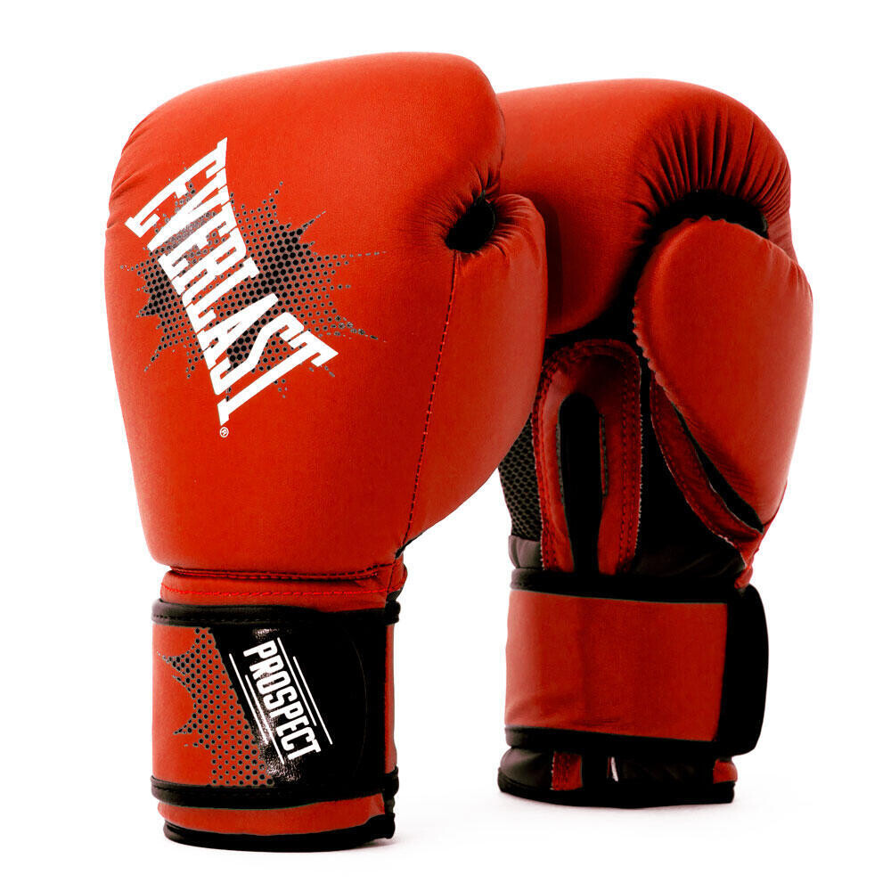 

Боксерские перчатки детские Prospect красные/черные 8 OZ EVERLAST, красный