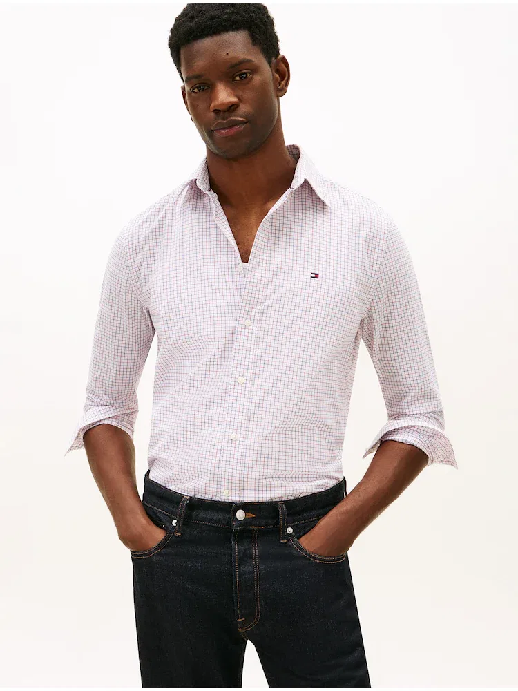 Рубашка с тартаном, Regular Fit TOMMY HILFIGER, Red