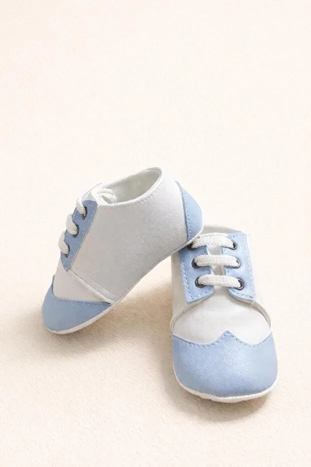 Детская обувь для первых шагов с гибкой подошвой Numix Baby Kids, Blue — фото 3