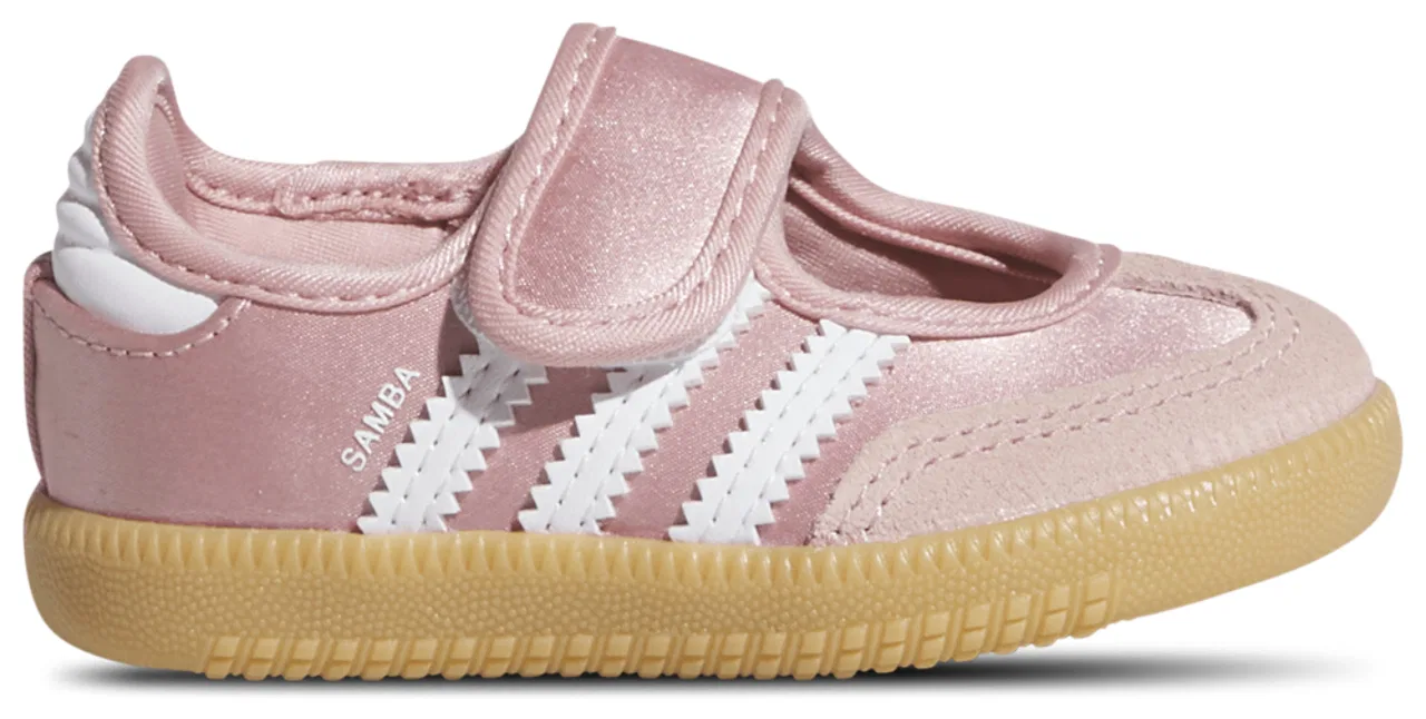 Кроссовки для девочек Samba Jane Satin Adidas, цвет Wonder Mauve/Footwear White/Gum
