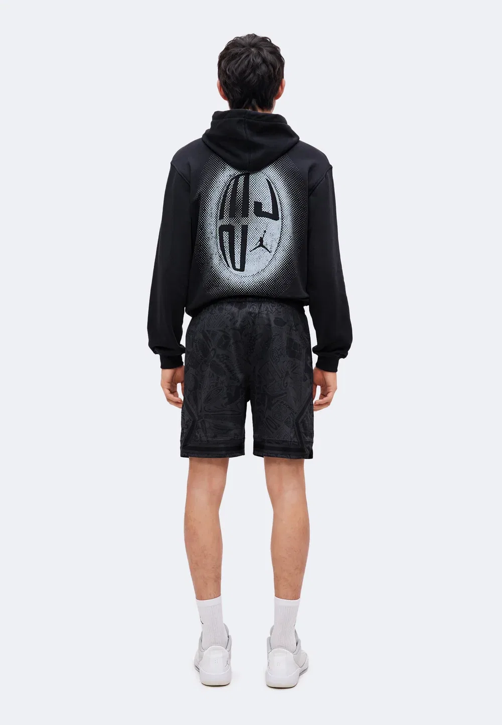 Спортивные шорты Diamond short aop Jordan, Off Noir/Black — фото 3