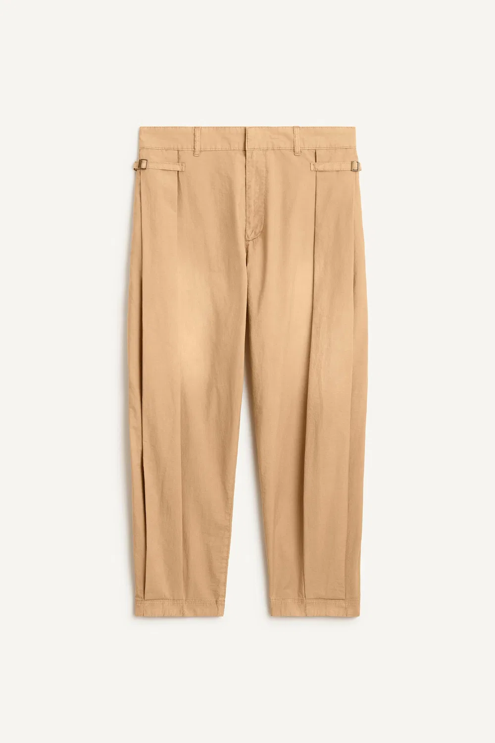 Штаны PLTD BLLN ZARA, camel — фото 4