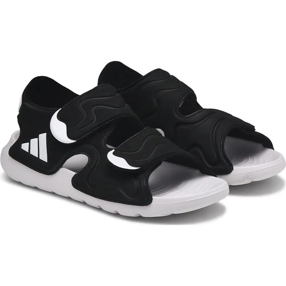 Детские сандалии для плавания Altaswim для малышей Adidas, Black/White