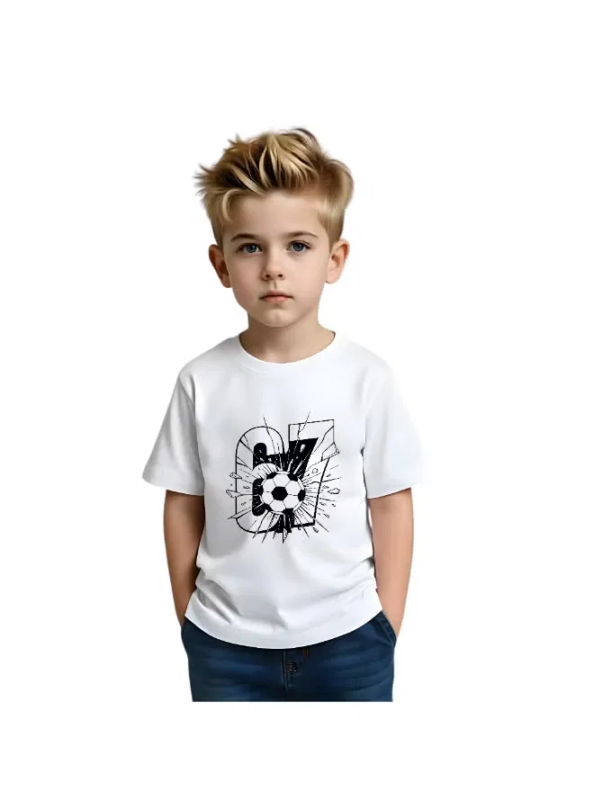 Футболка с принтом на день рождения, короткий рукав, Printshop4Me, белый