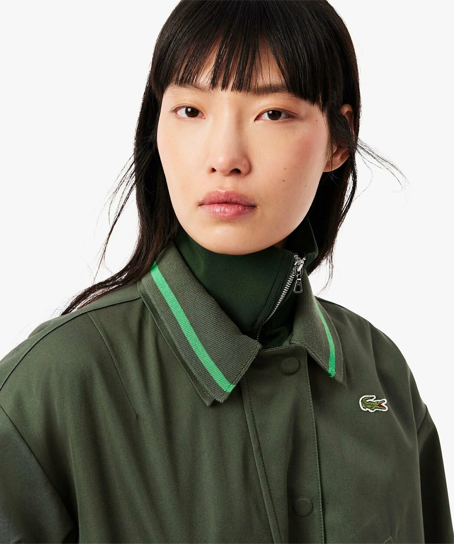 Куртка-блузон LACOSTE Dark Green — фото 3