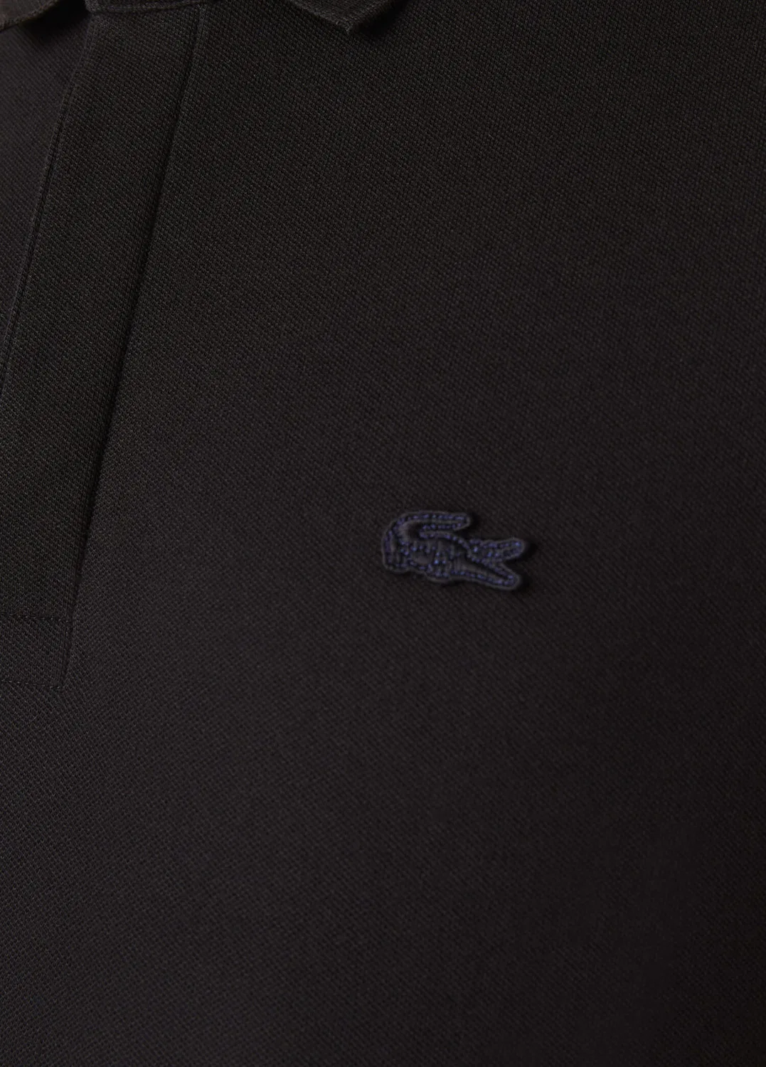 Поло Lacoste Paris, черный — фото 4