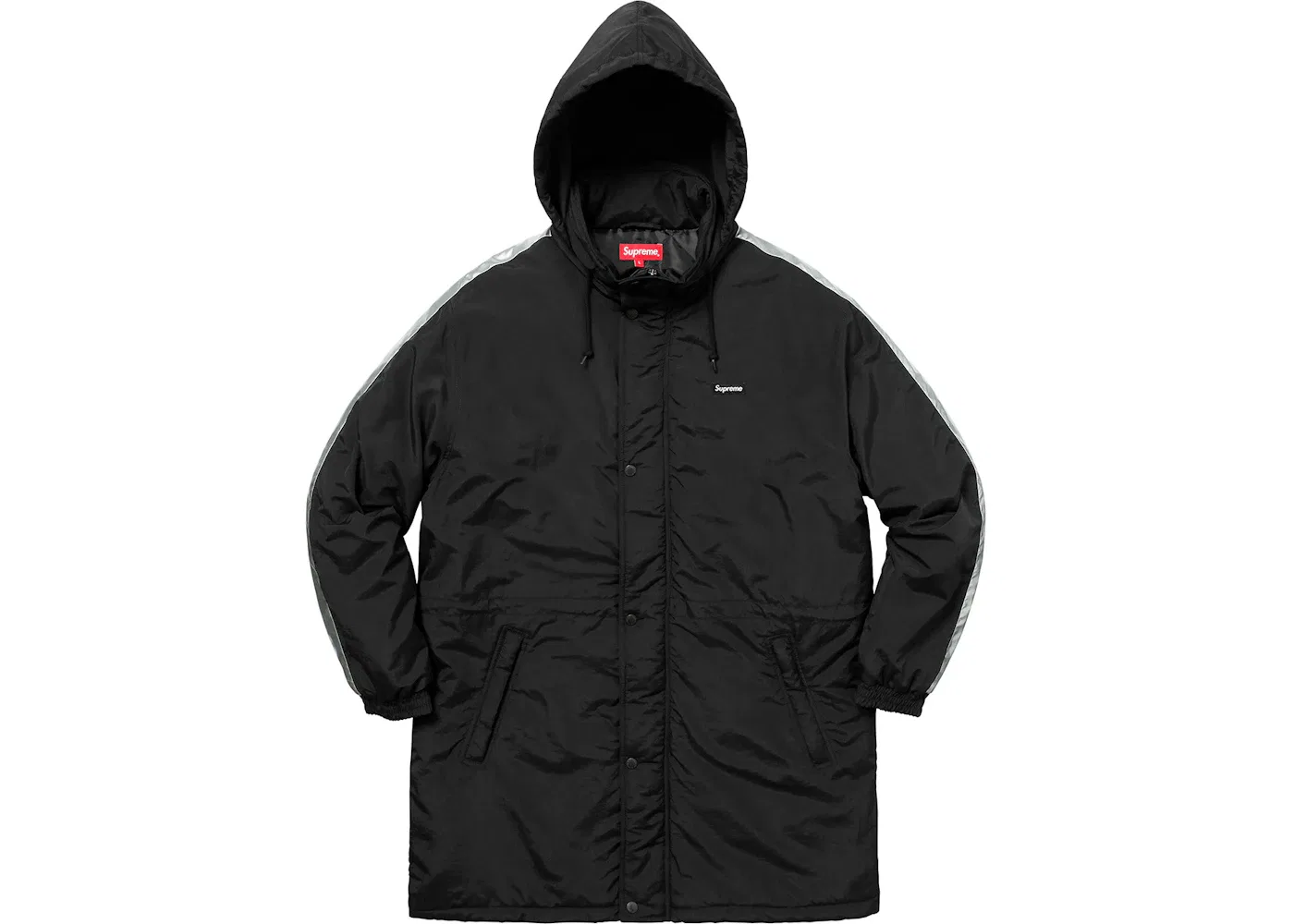 Мужская куртка-парка Supreme Parka, Black — фото 3