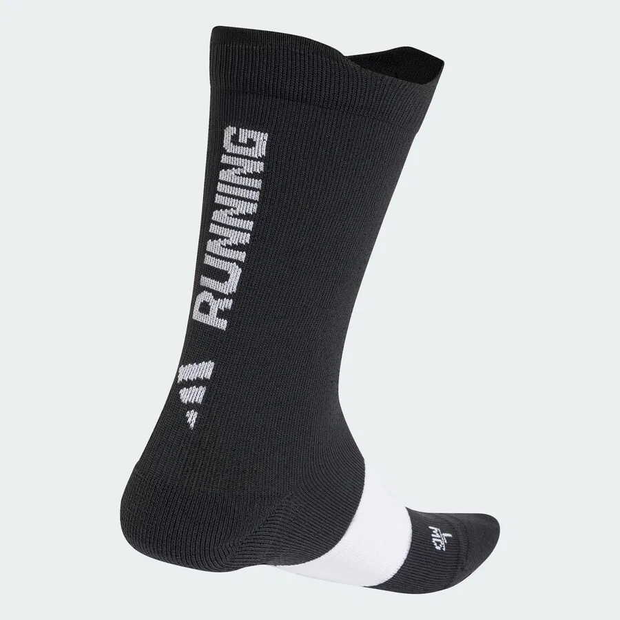 Спортивные носки ADIDAS PERFORMANCE 'Run x Graphic' черного цвета — фото 2