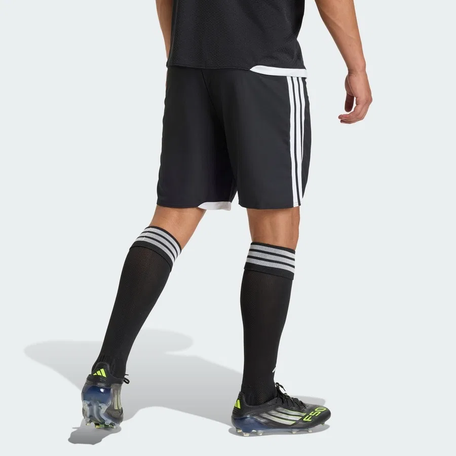 Шорты спортивные с принтом TIRO26 Competition Match Day adidas, Черно-белый — фото 2