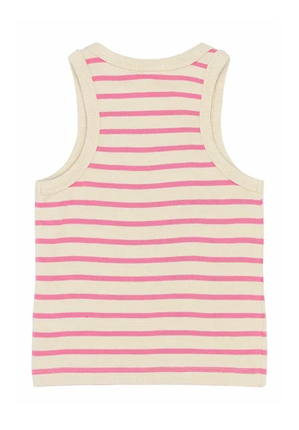 Топ с вышивкой Shannon The New, Carmine Rose Striped, розовый — фото 4