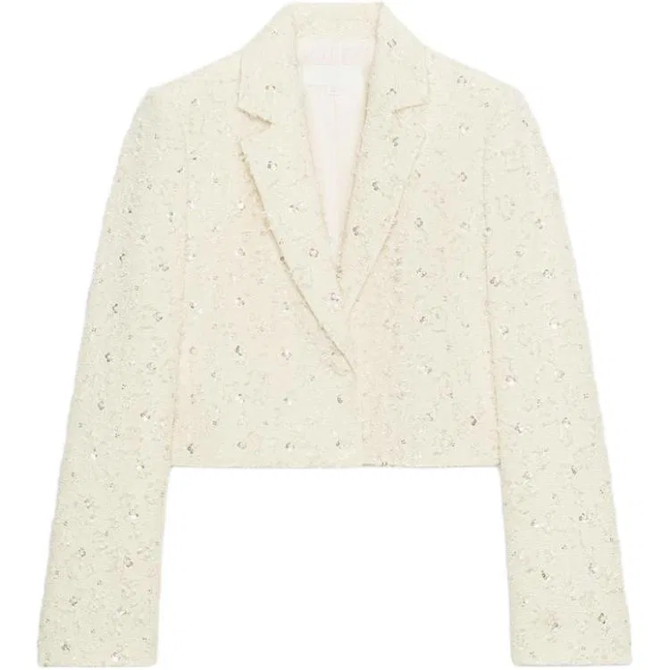 Женский деловой костюм с лацканами Ecru ZARA, Ecru