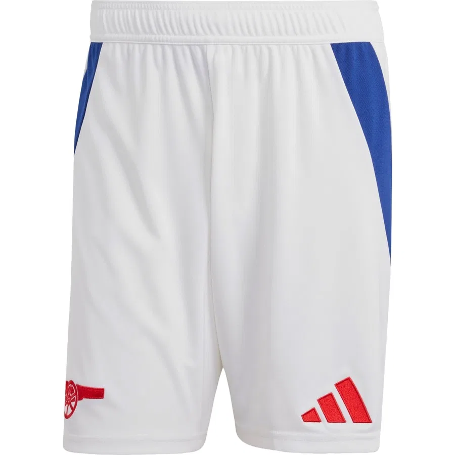 Шорты спортивные с вышитым гербом Arsenal adidas Performance, Белый — фото 3