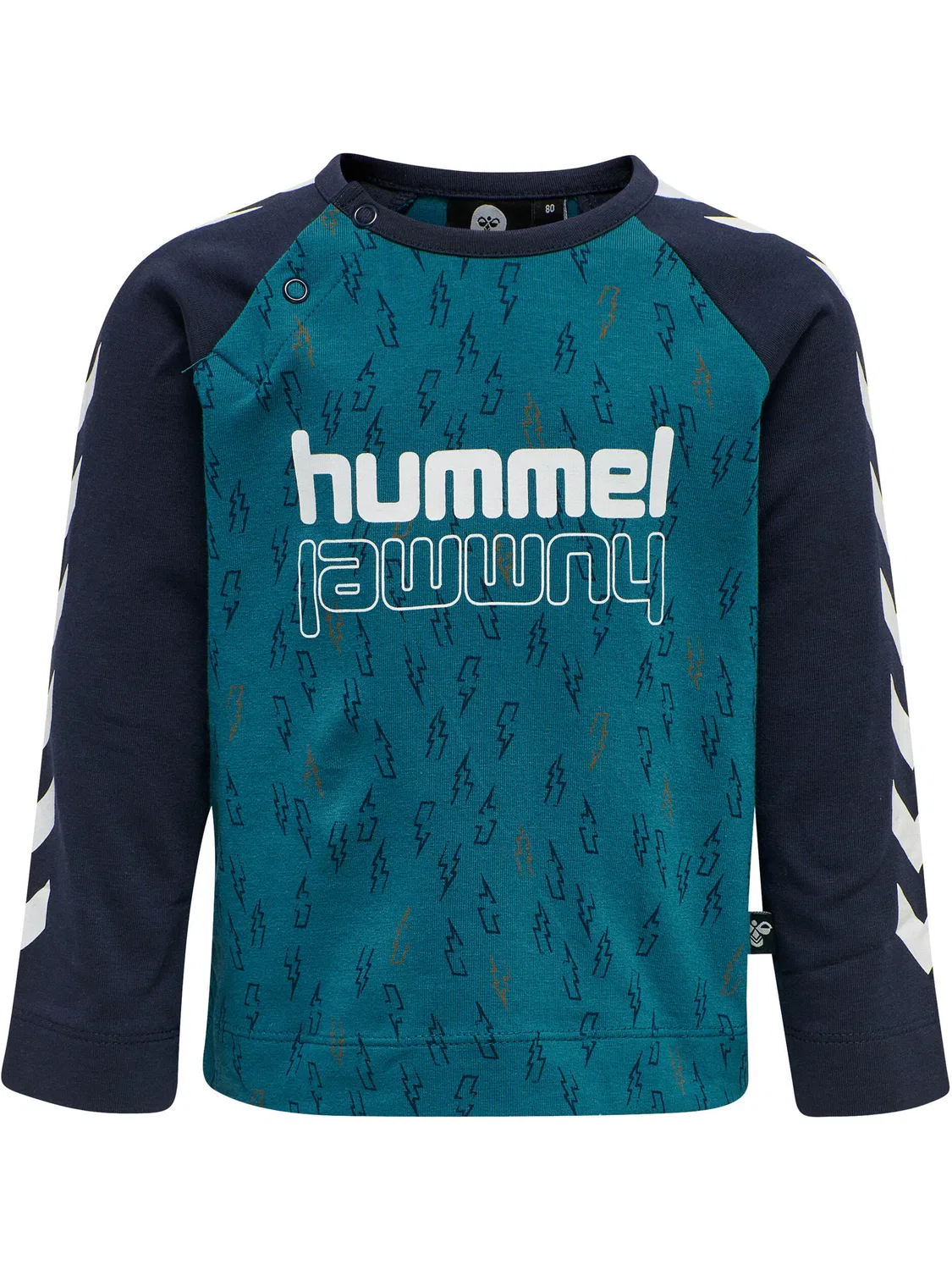 Детская футболка с длинным рукавом Hmlthunder Hummel, Himmelblau