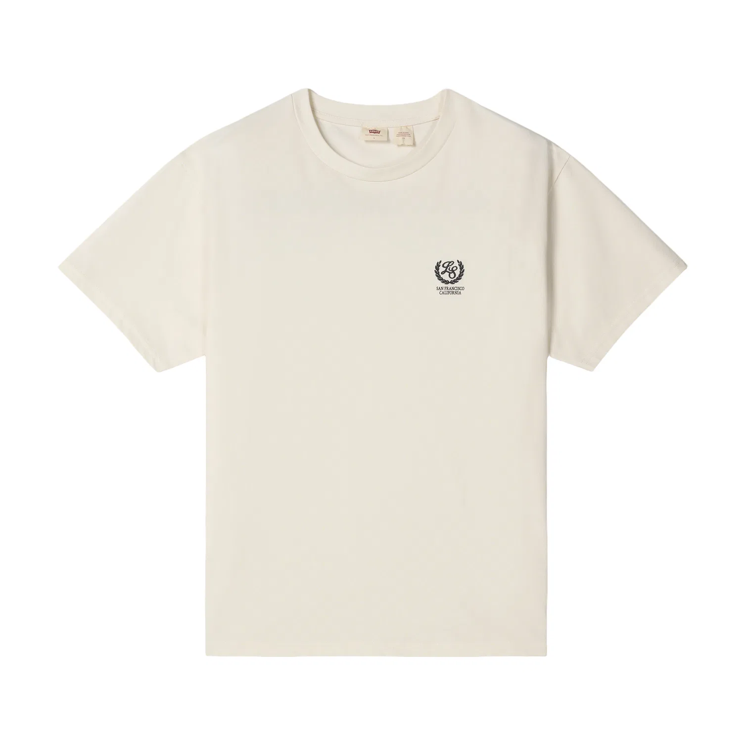 Детская футболка с круглым вырезом Levis, White