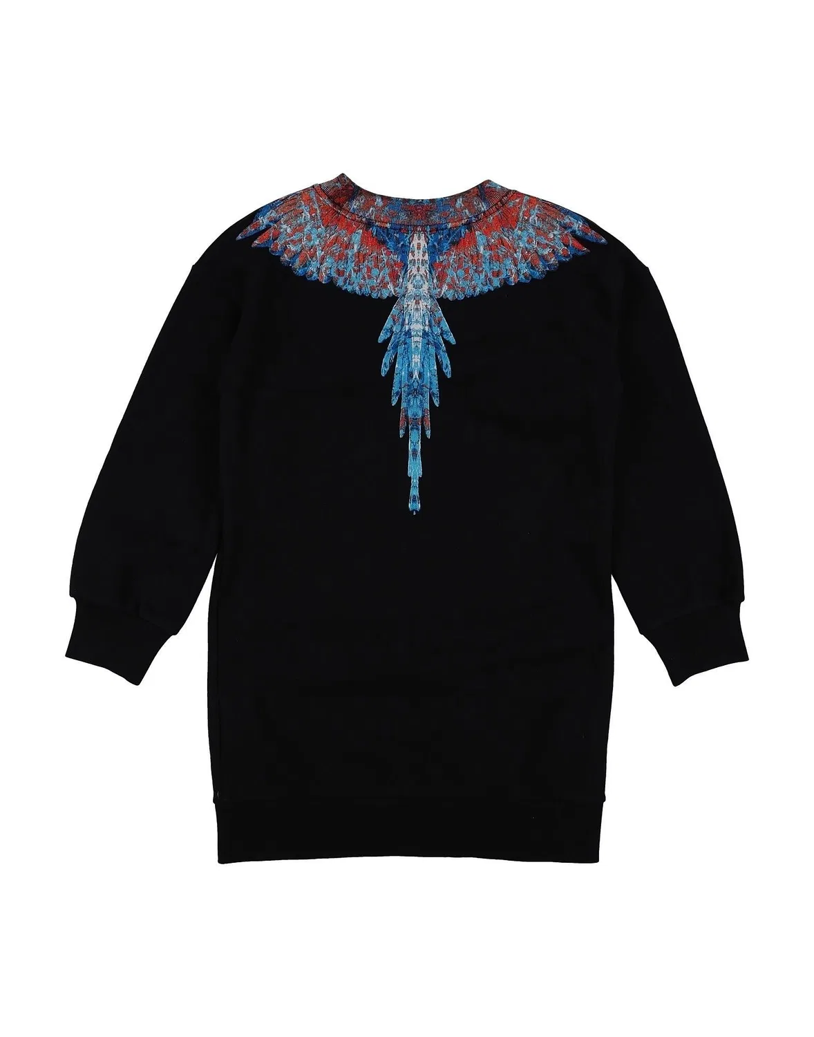 Детское платье для девочек с принтом Marcelo Burlon, черный — фото 2