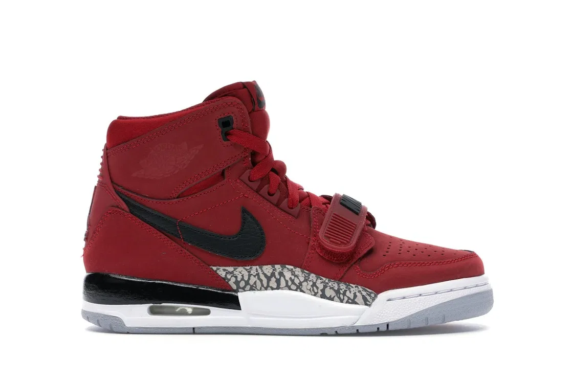 Детские кроссовки из замши с ремешком Jordan Legacy 312 Jordan, Varsity Red/Black-White
