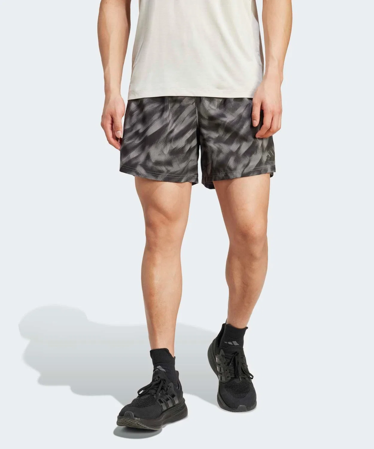 Мужские шорты с принтом Own the Run Adidas, Grey