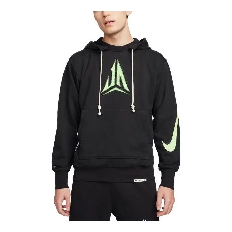 Худи баскетбольное с длинным рукавом JA Nike, черный