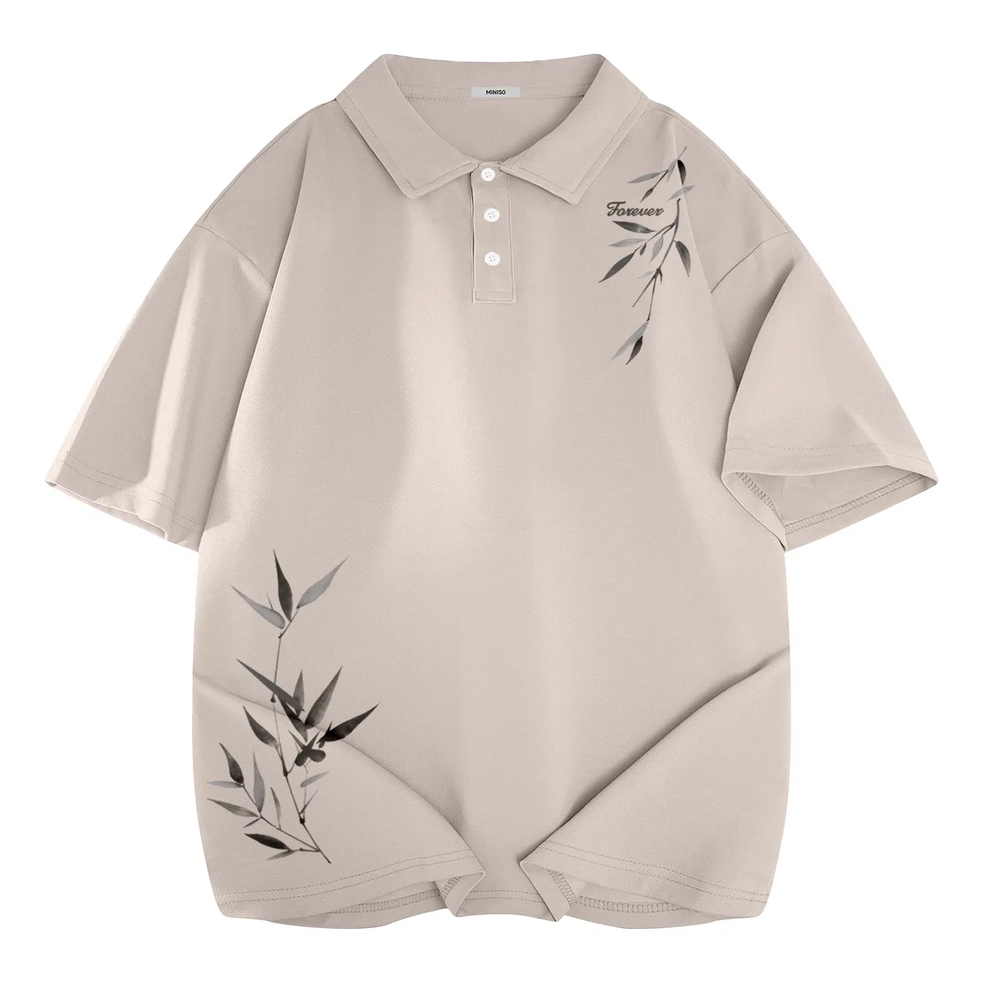 Детский поло MINISO, Цвет Gull Gray