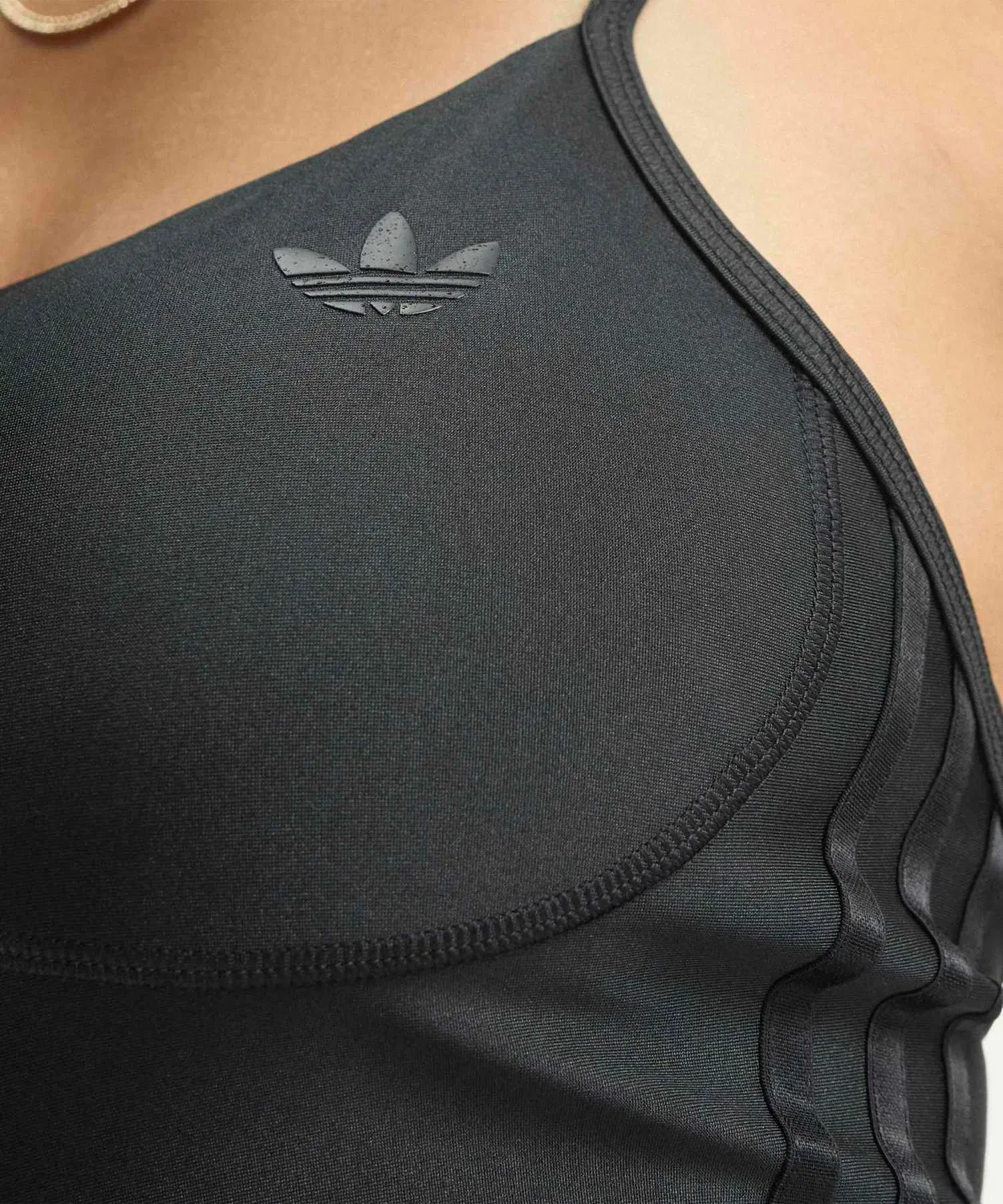 Женский топ без рукавов с съемными чашками Adidas, Black — фото 3
