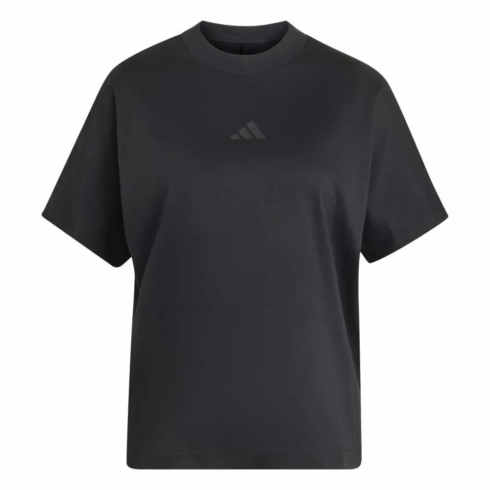 Футболка свободного кроя Soft Lux с коротким рукавом Adidas, черный — фото 3