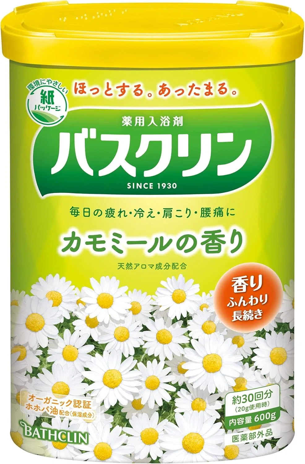 Соли для ванны Bathclin Standard, Chamomile Scent, 600g