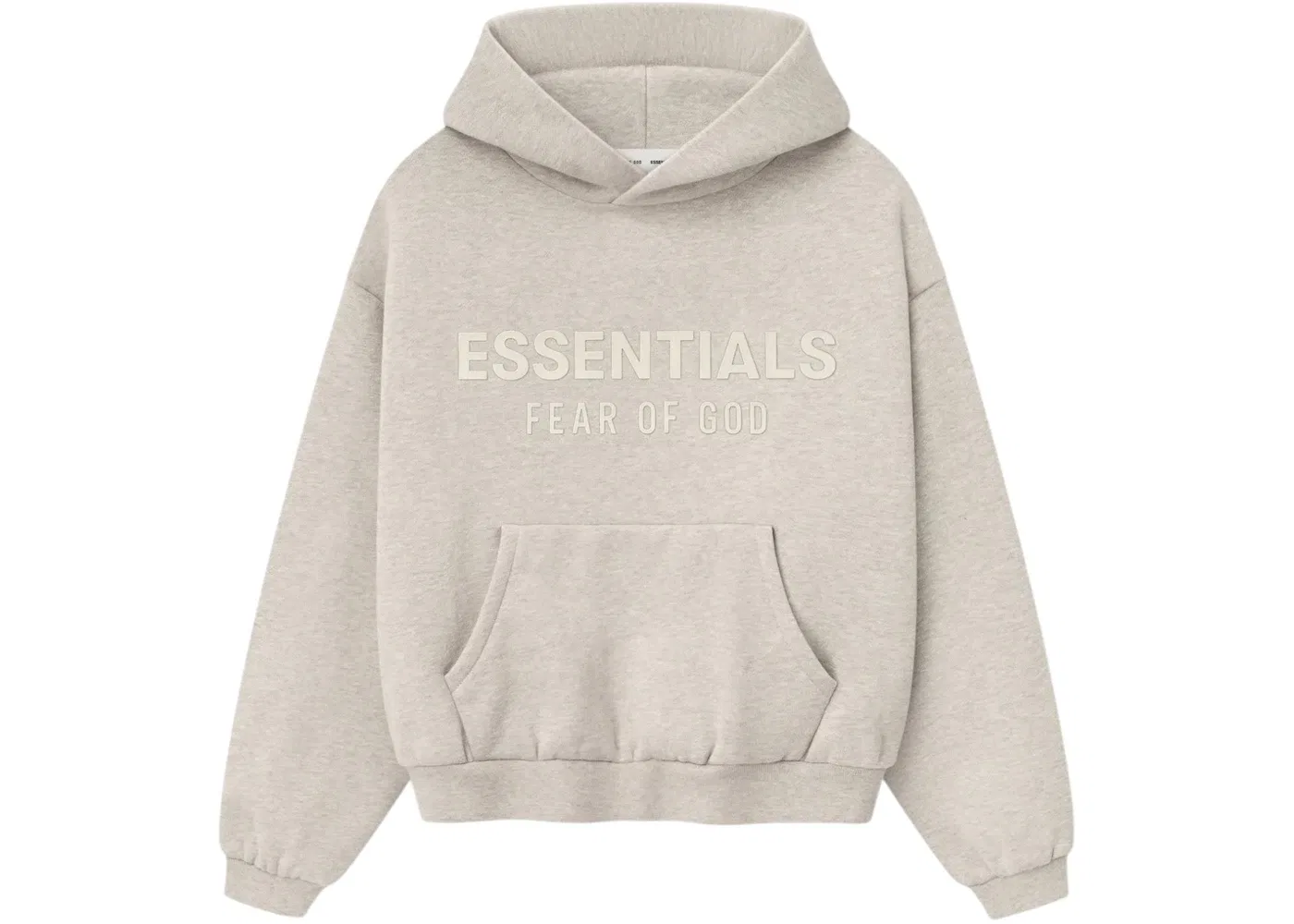 Детский худи из флиса Fear of God Essentials Kids Classic Fleece Hoodie, Heather Stone
