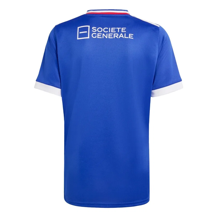 Футболка ADIDAS PERFORMANCE "France Rugby Home Replica" синего цвета — фото 2