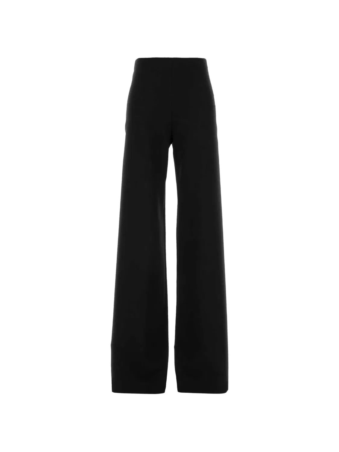 Брюки широкие из шерсти Gucci, черный