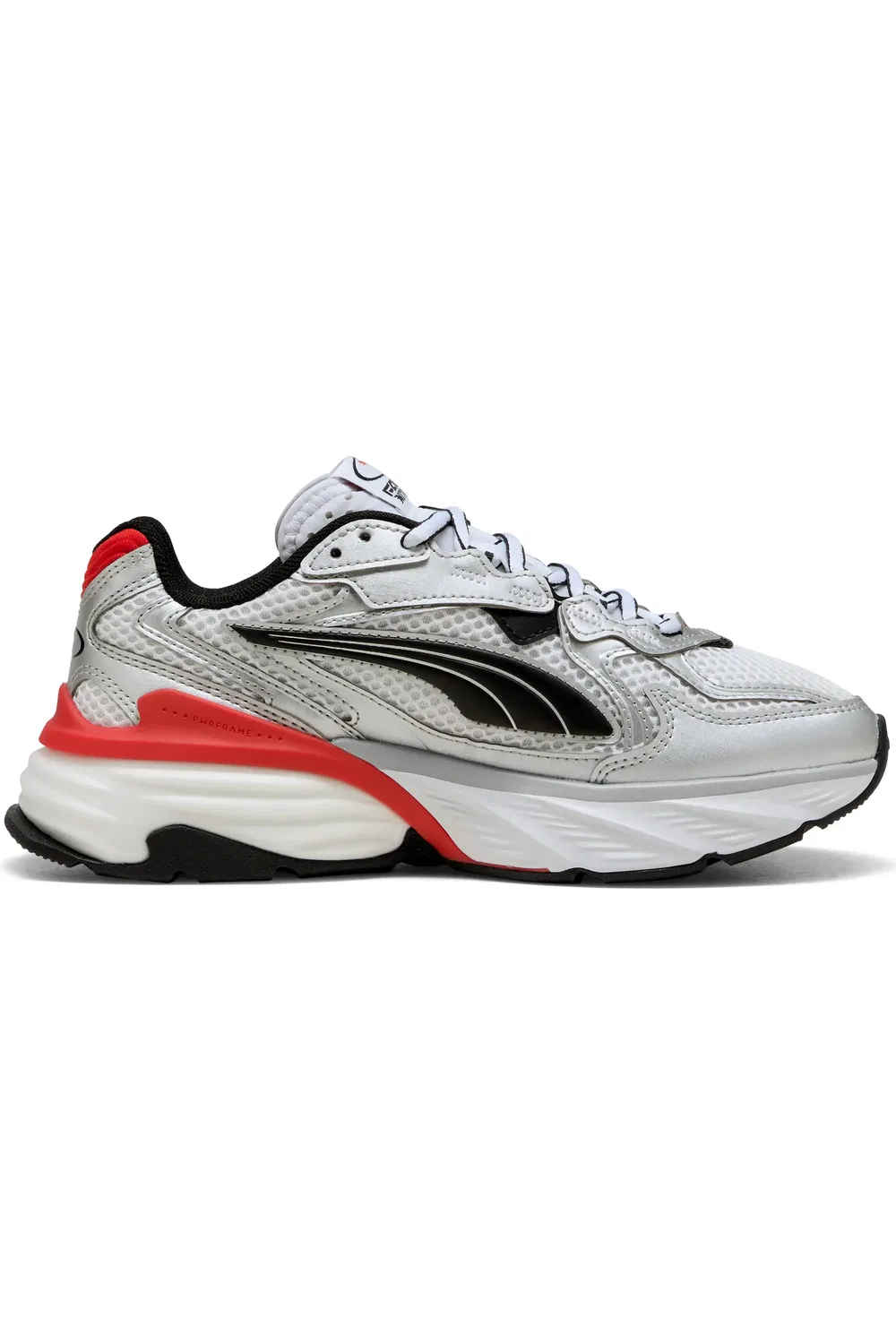 Кроссовки детские на амортизирующей подошве NITRO PUMA, Puma White-For All Time Red — фото 2